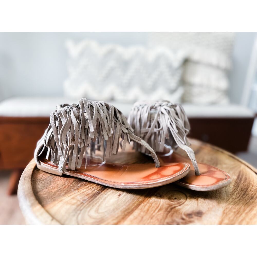 Boho dreamer Wanderlust Fringe Sandals Made for golden Trails + Slow Evenings - Picture 5 of 6